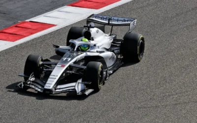 La escudería Cadillac celebró haber podido terminar la primera carrera de la temporada de la Fórmula 1